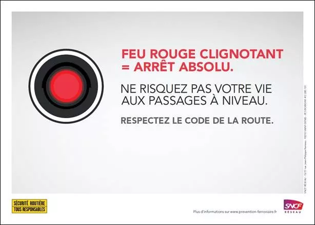prévention aux abords des passages à niveau
